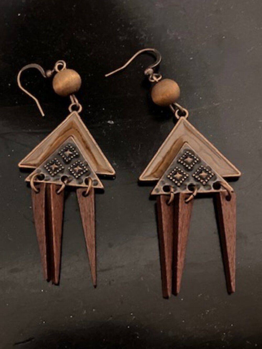 Cool Eclectic Multi Media Earrings